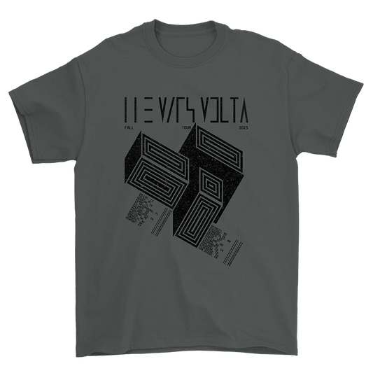 2025 Fall Tour Dark Grey Dateback Tee