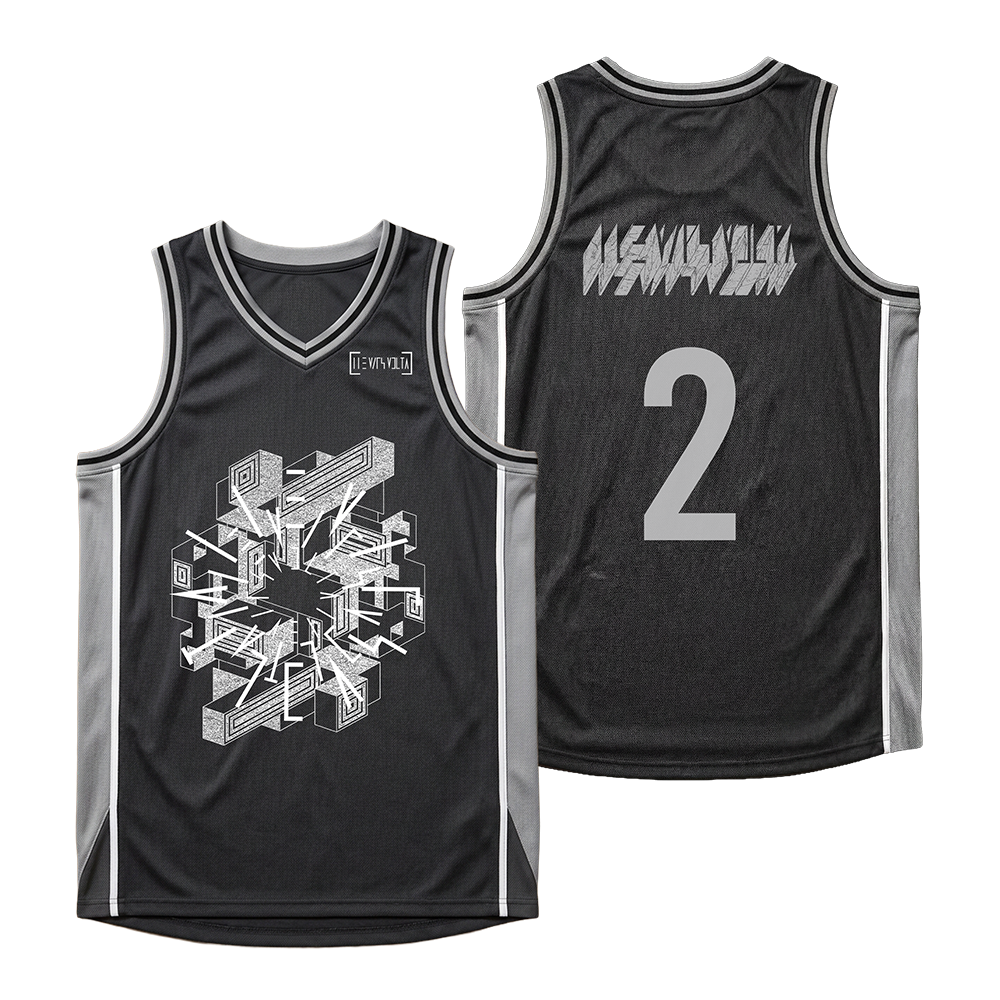 Circular Explosion Basketball Jersey