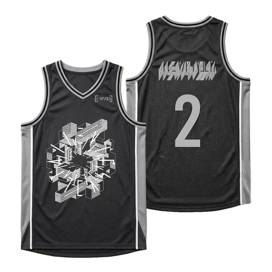 Circular Explosion Basketball Jersey