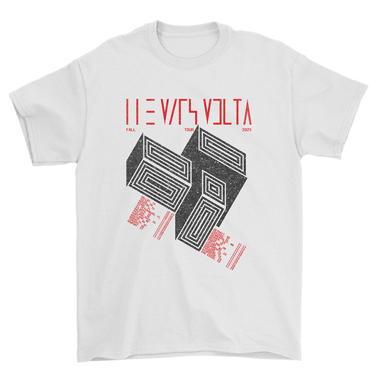 2025 Fall Tour White Dateback Tee